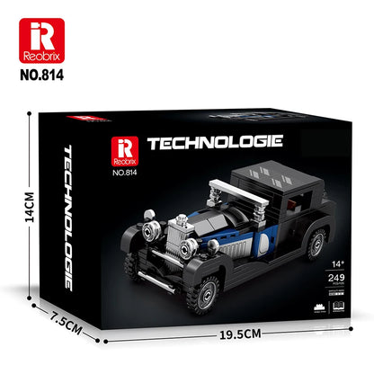 Voiture vintage en briques de construction