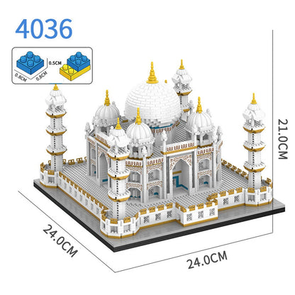 Taj Mahal en briques de construction