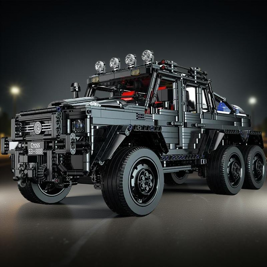 Voiture 6X6 en briques de construction