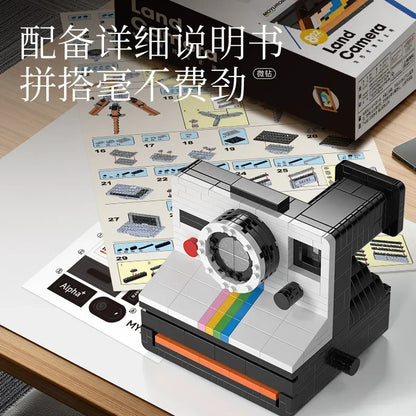 Camera vintage en briques de construction