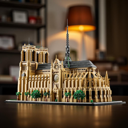 Cathédrale Notre-Dame de Paris en briques de construction