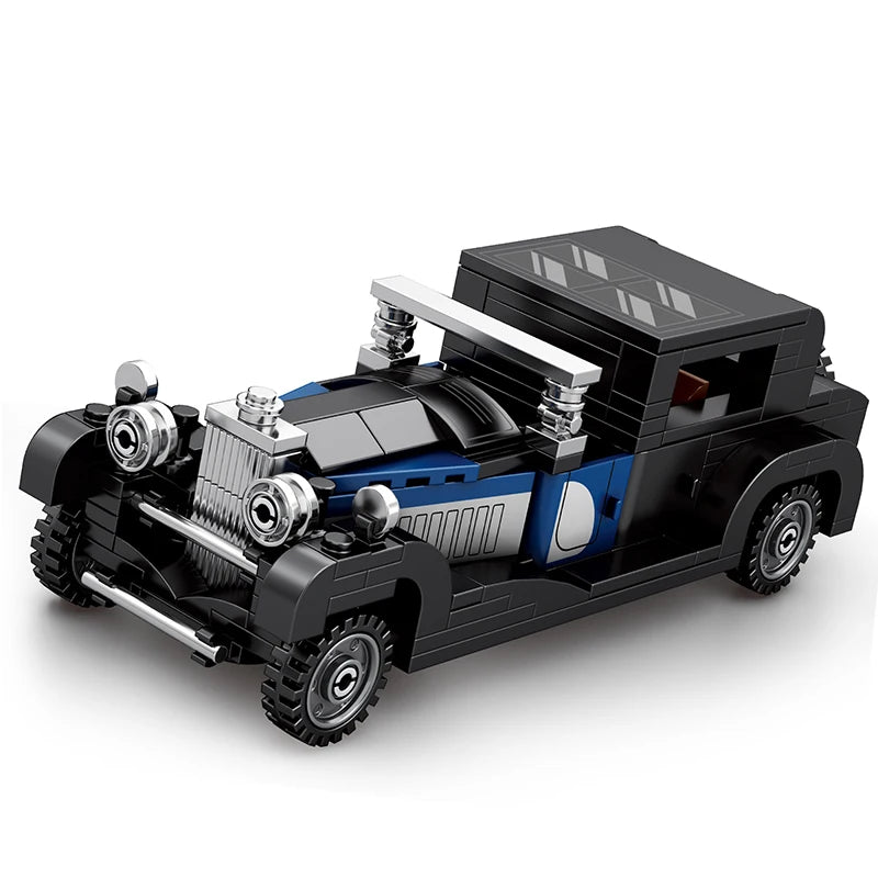 Voiture vintage en briques de construction