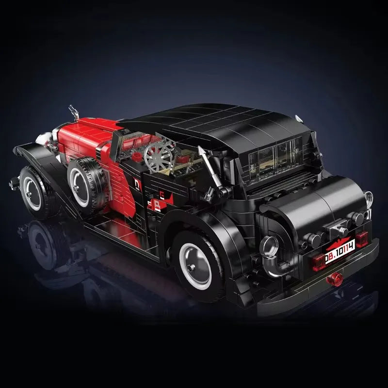 Voiture vintage en briques de construction