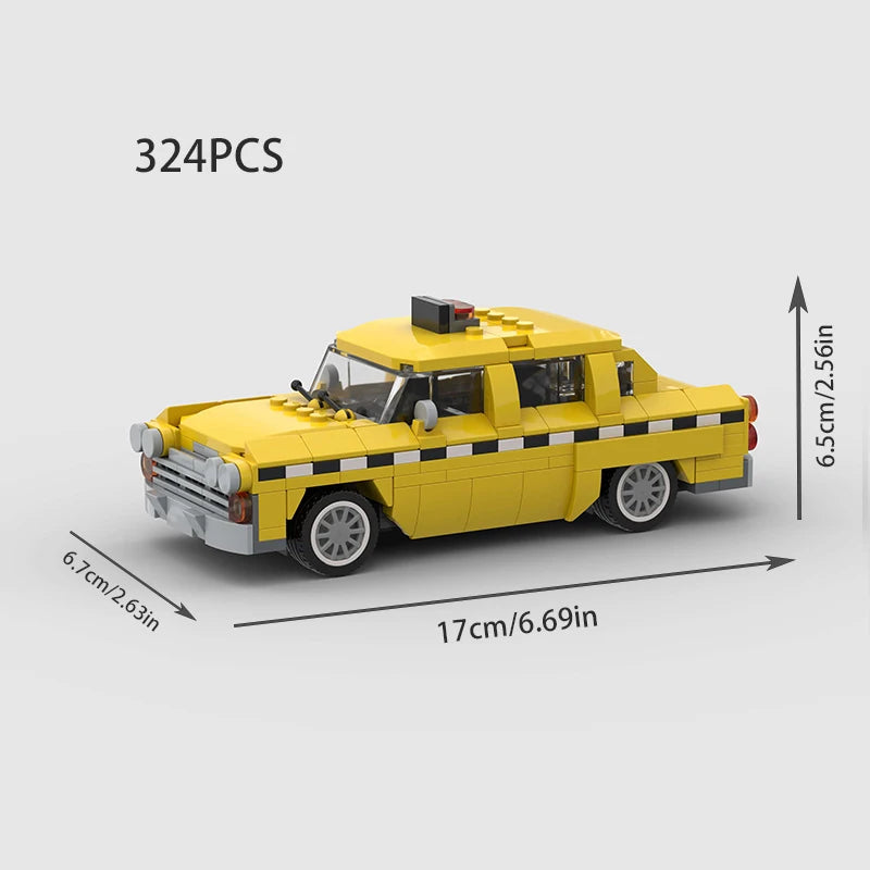Voitures en briques de construction