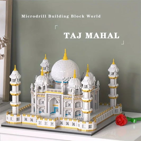 Taj Mahal en briques de construction