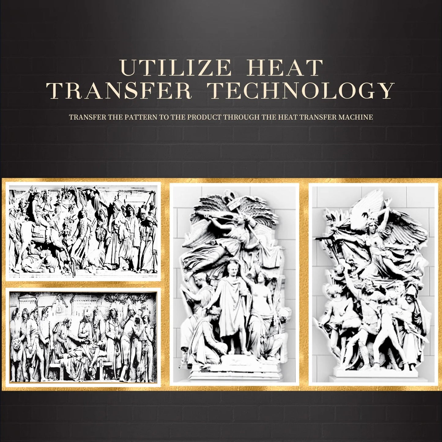 Arc de triomphe en briques de construction