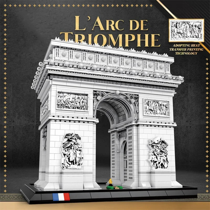 Arc de triomphe en briques de construction